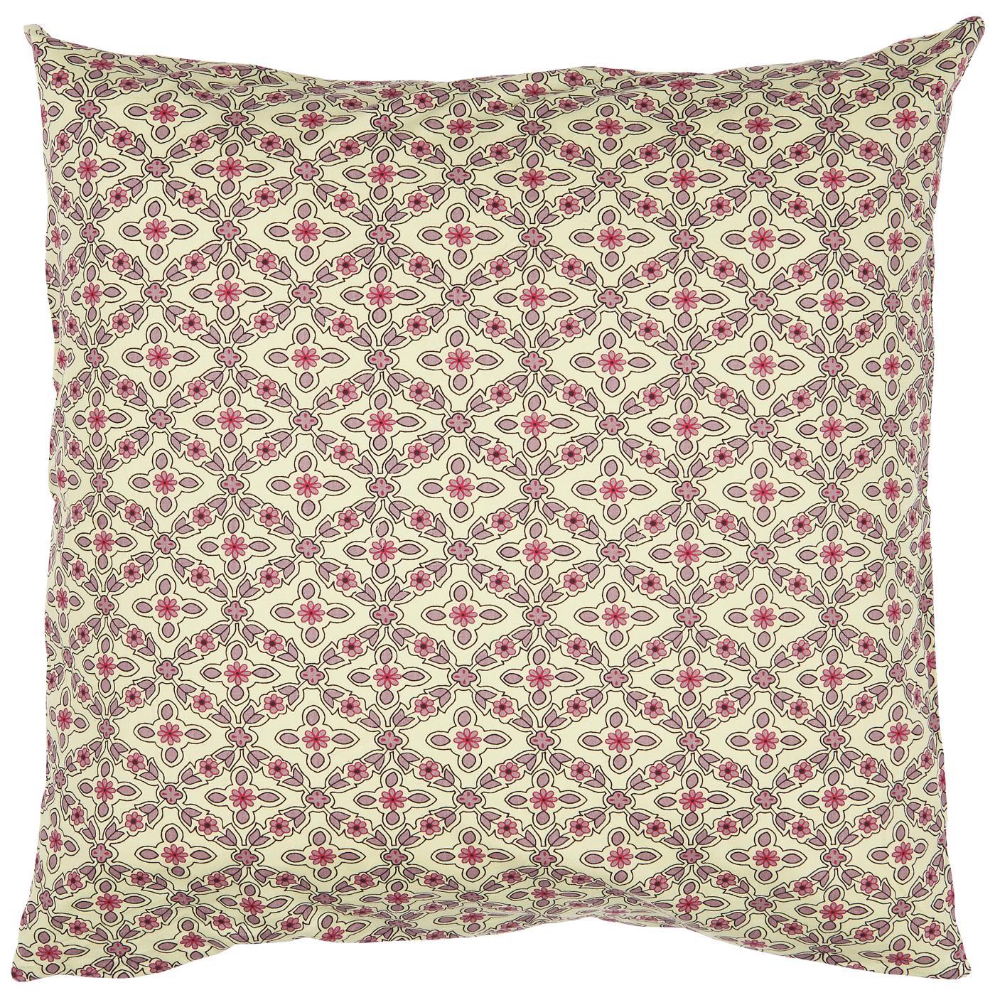 Putetrekk Ariana rosa og lilla 60x60