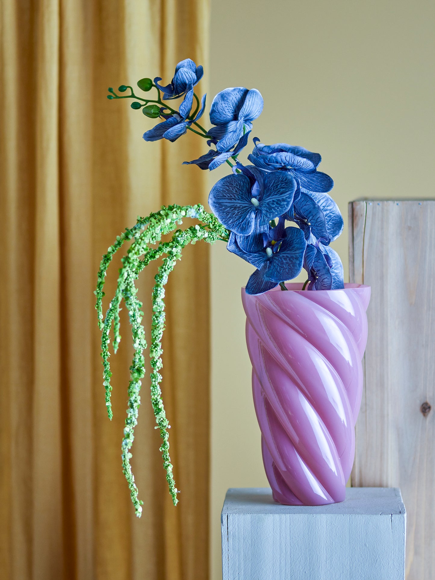 CALLO VASE ROSA 17X29CM