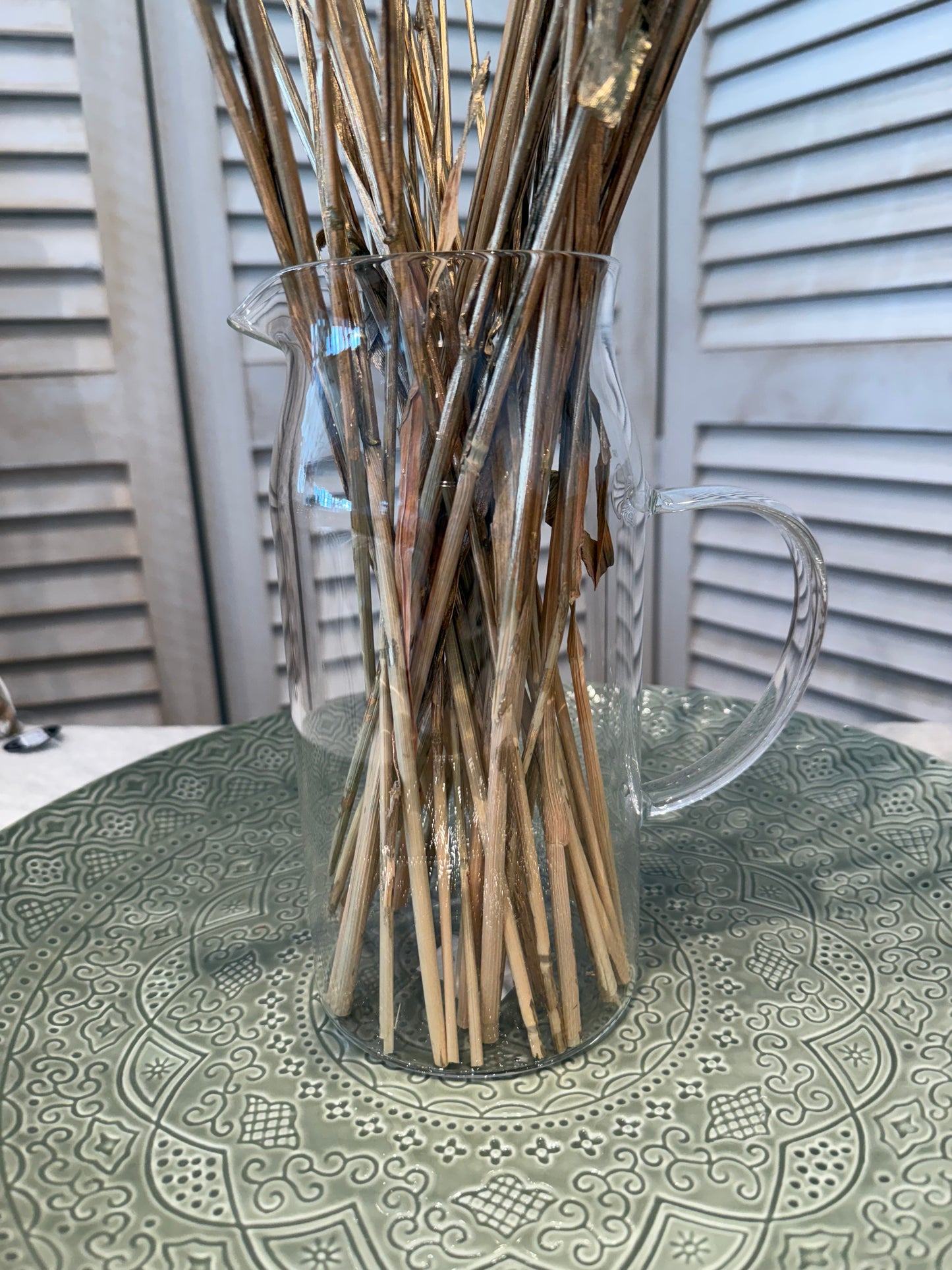 Vannkanne/blomstervase klar 1.1liter