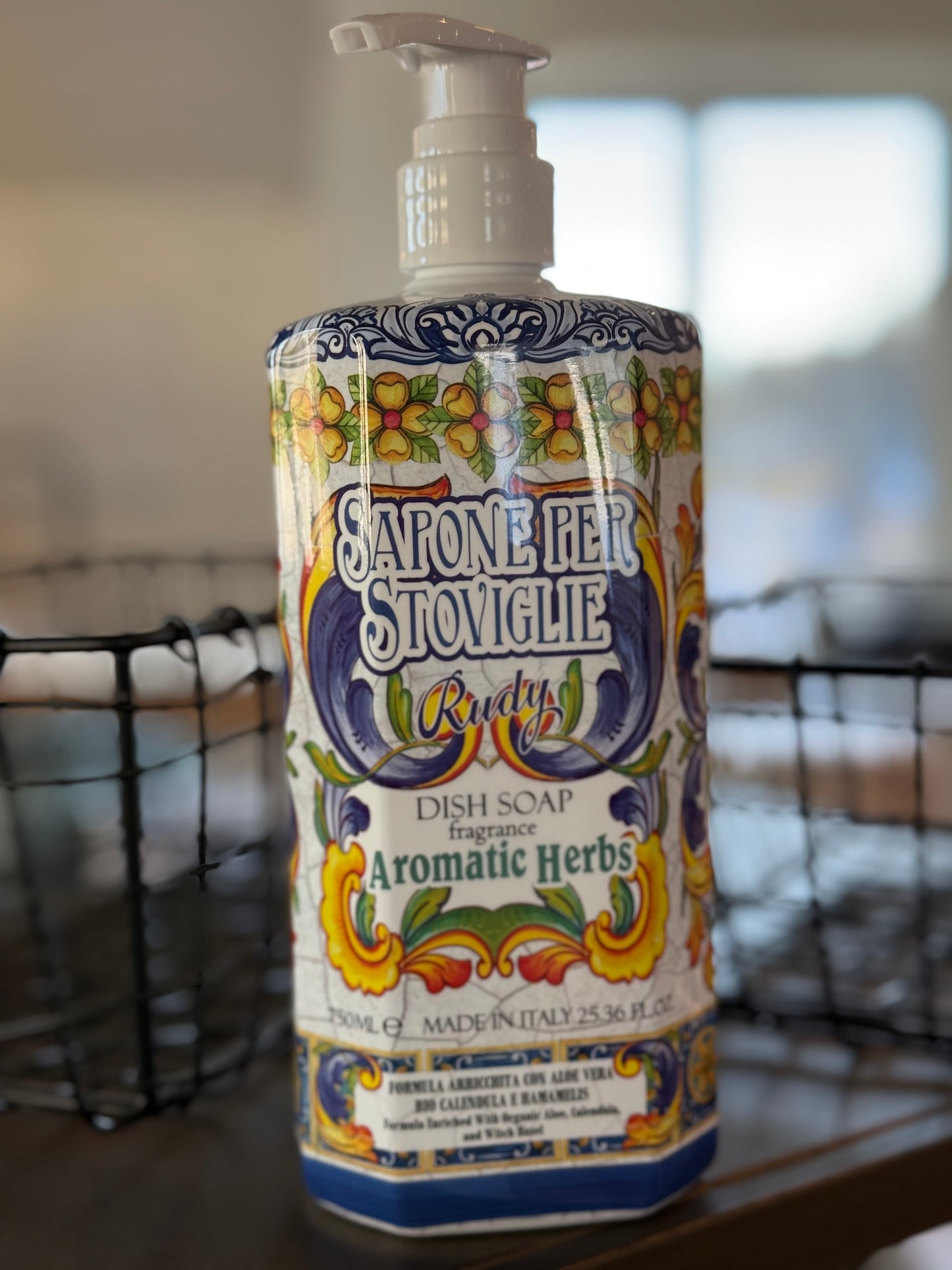 Oppvasksåpe Aromoatic herbs - 750ml - Rudy