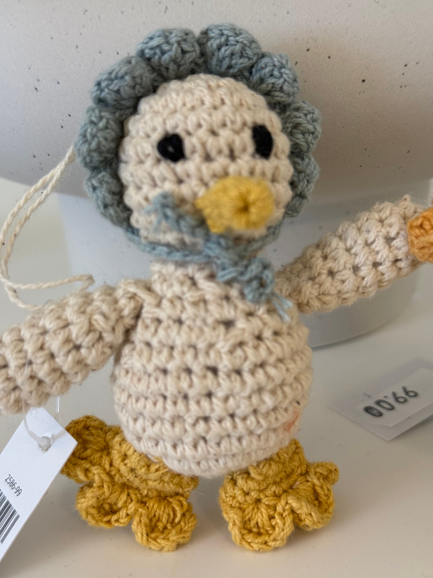 Påskekylling ass håndheklet