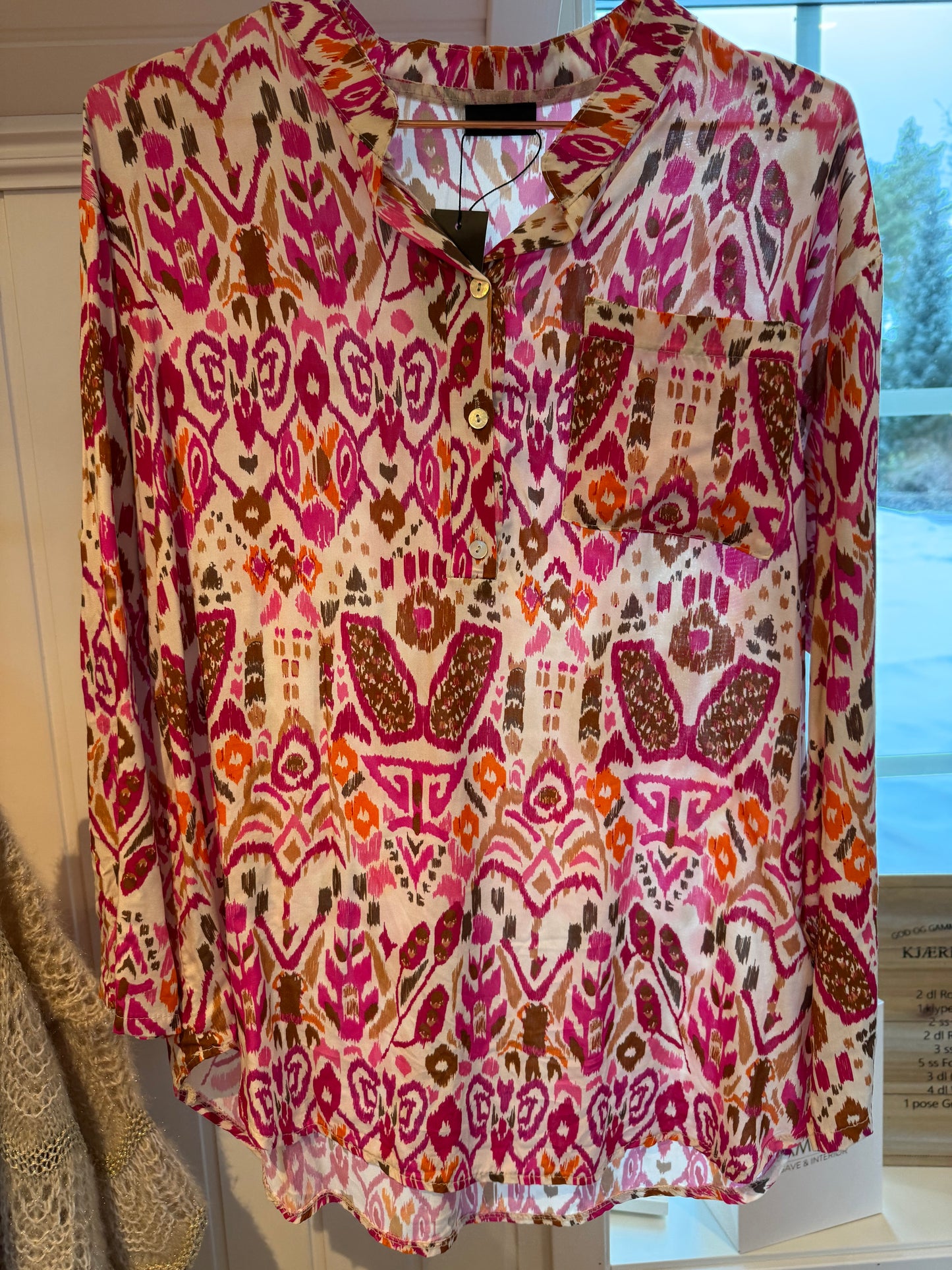 Nite topp / tunika rosa