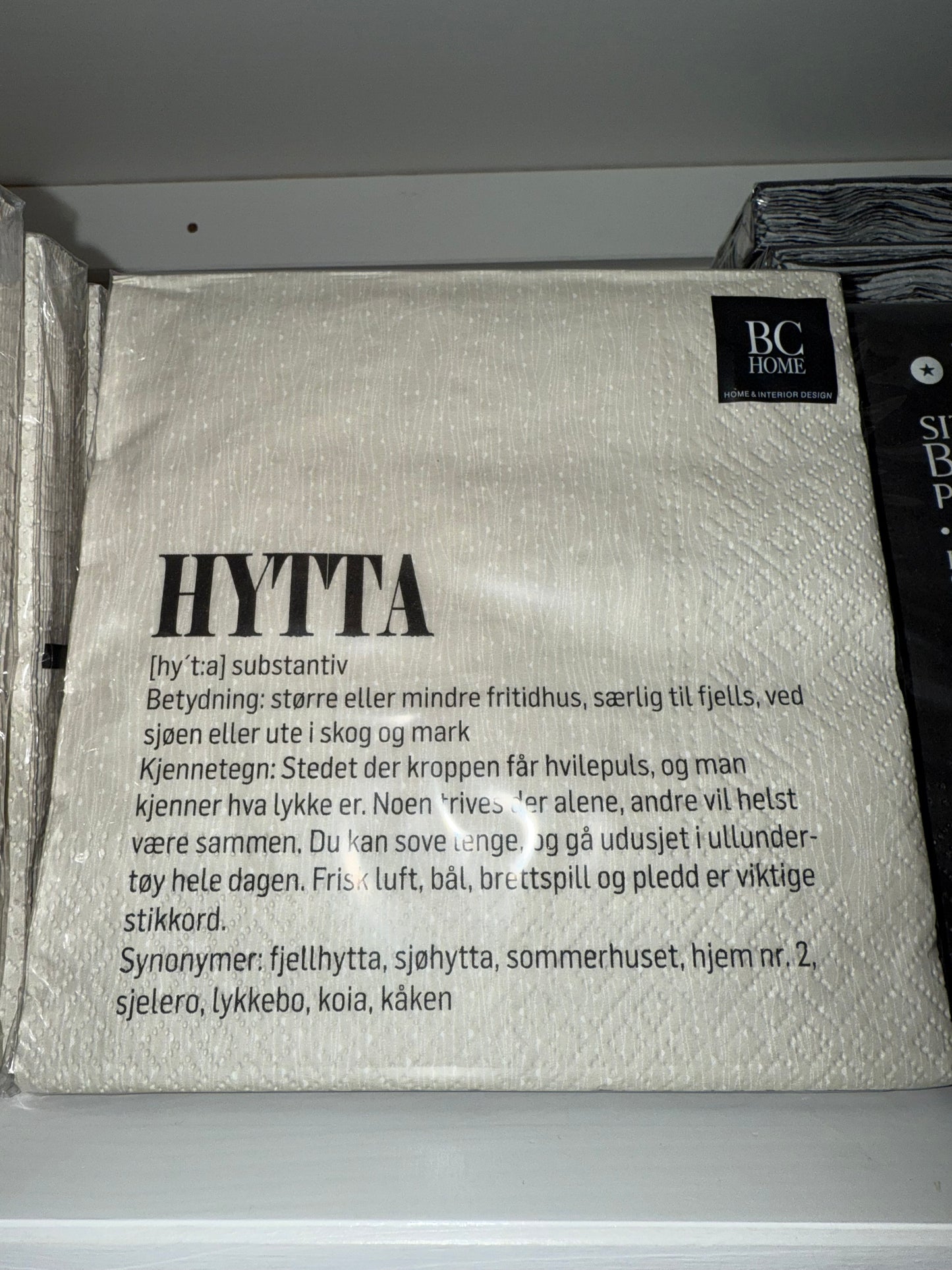 Servietter definisjon Hytta 20stk