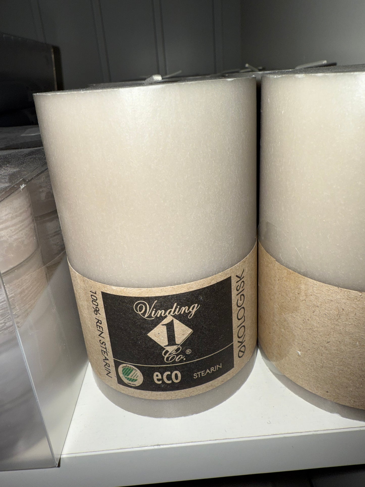 kubbelys lysgrå 10cm