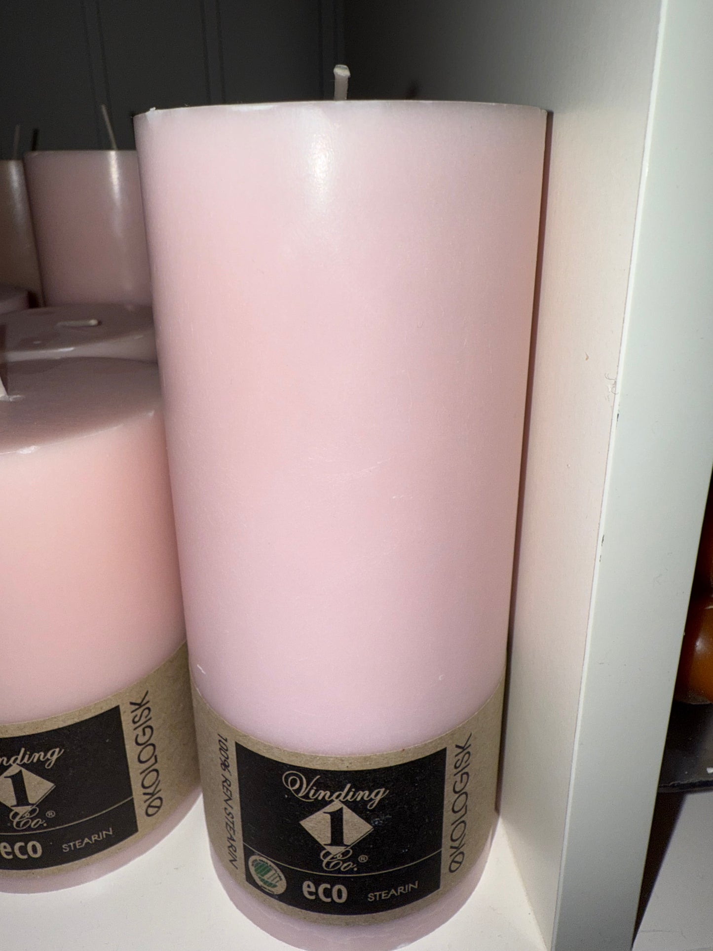 Ø7x15cm ECO Old Rose svanemærket