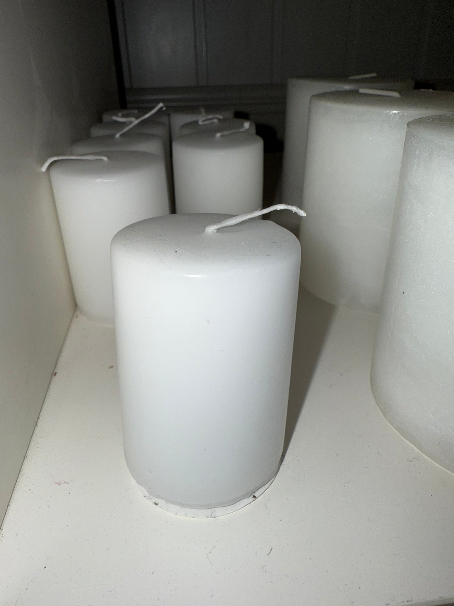 blokklys hvit ø4 h6