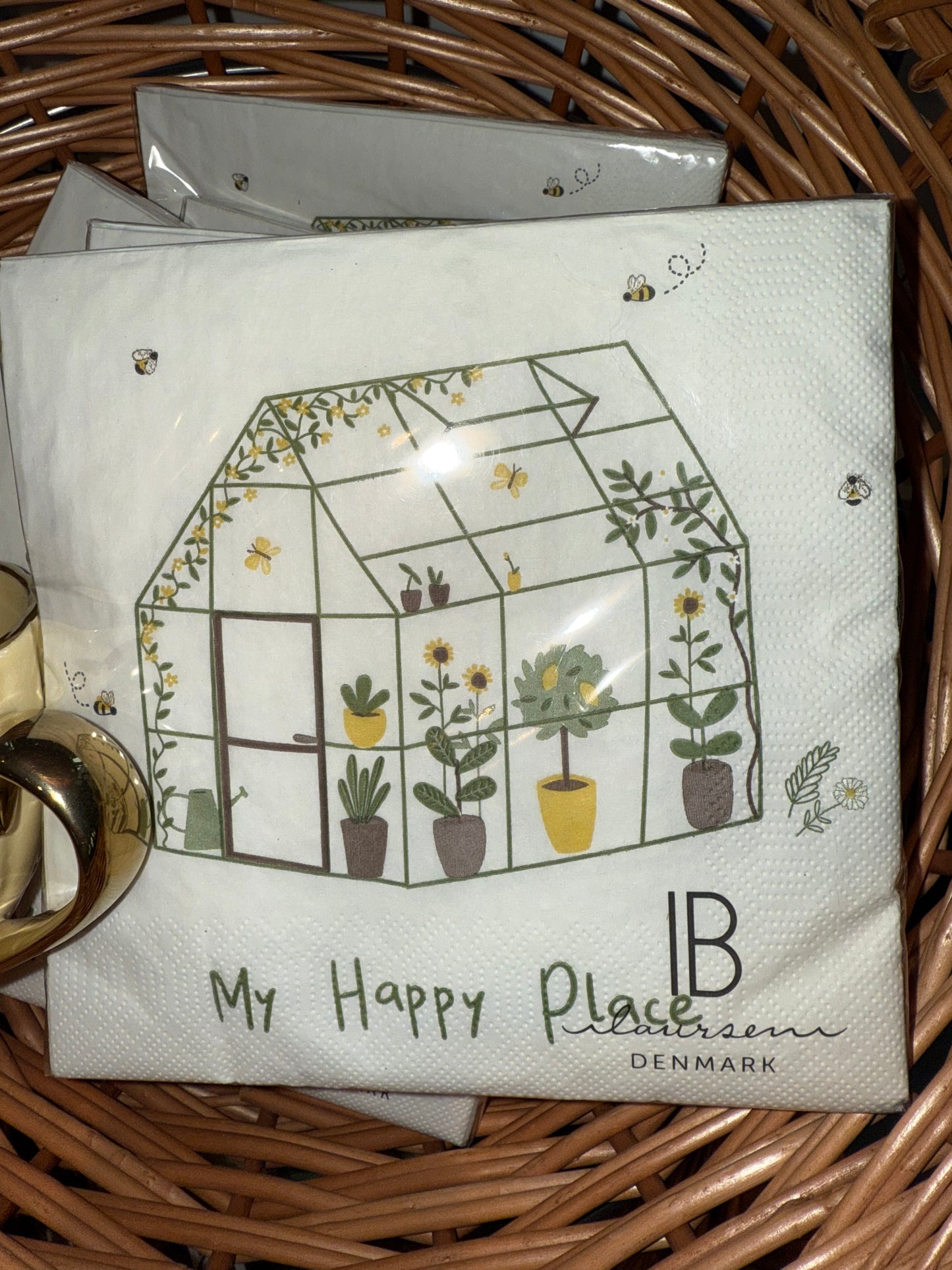 Servietter drivhus "My Happy Place"