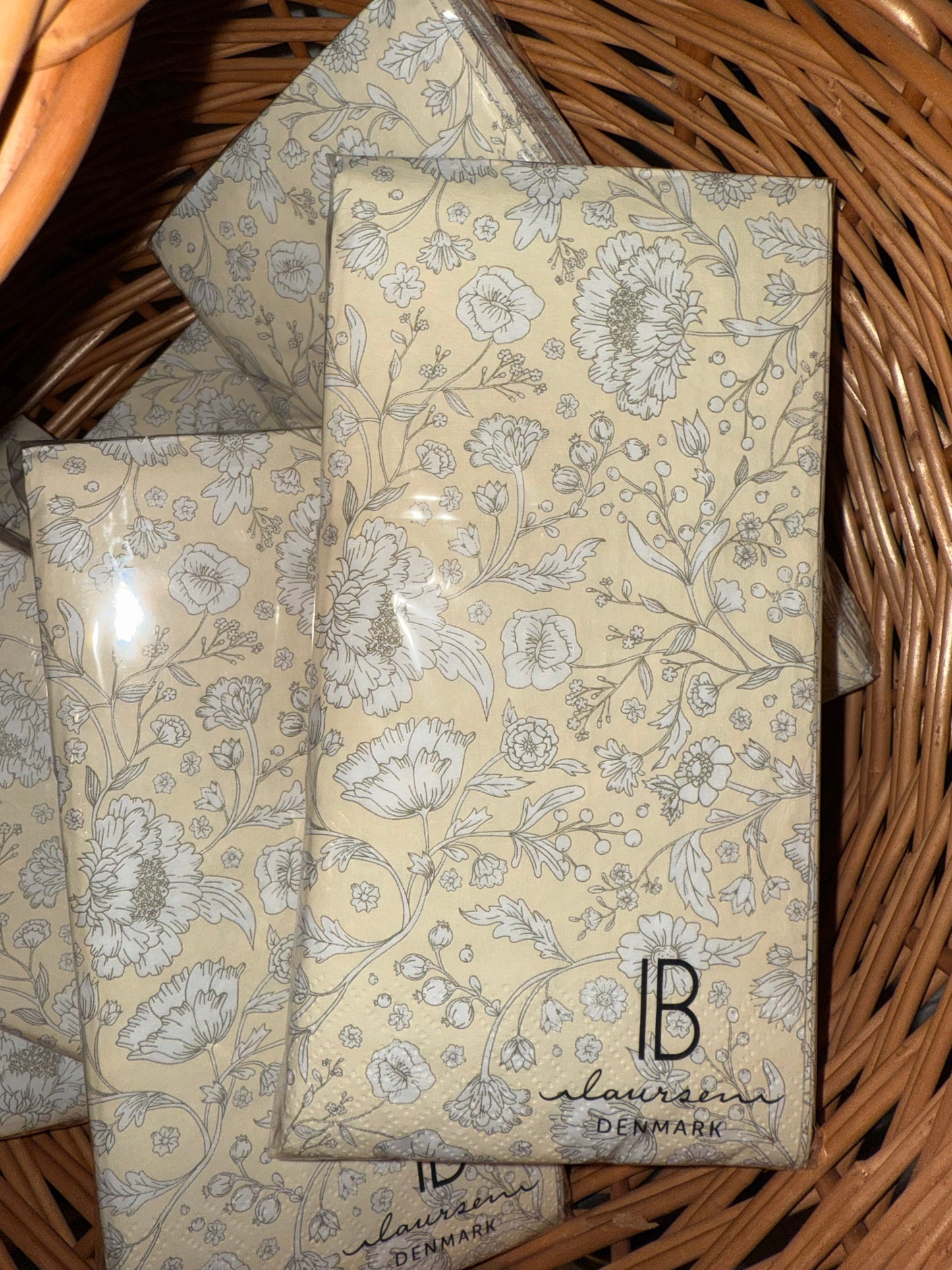 Servietter yellow secret garden