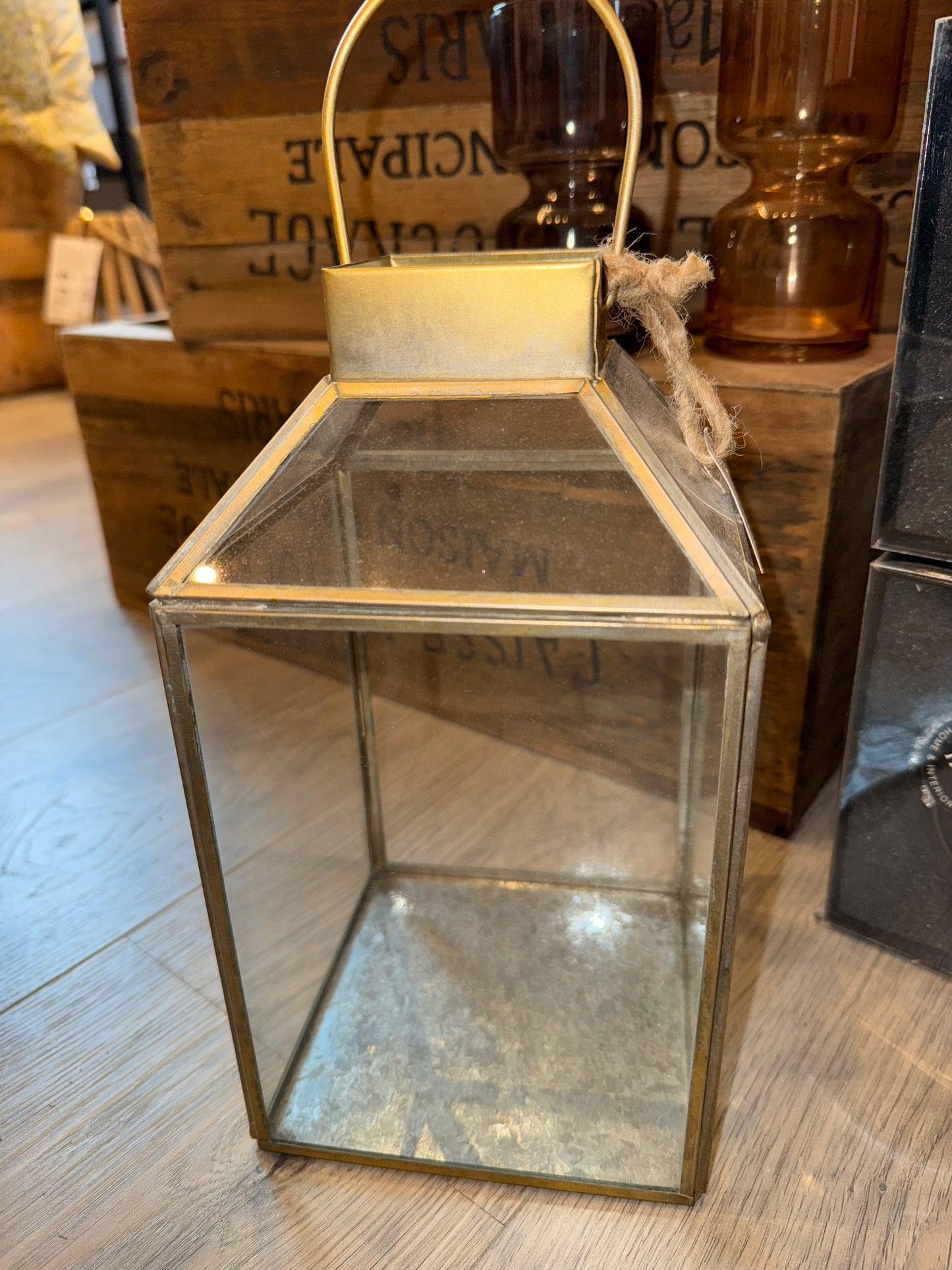 Lanterne m/gullkanter