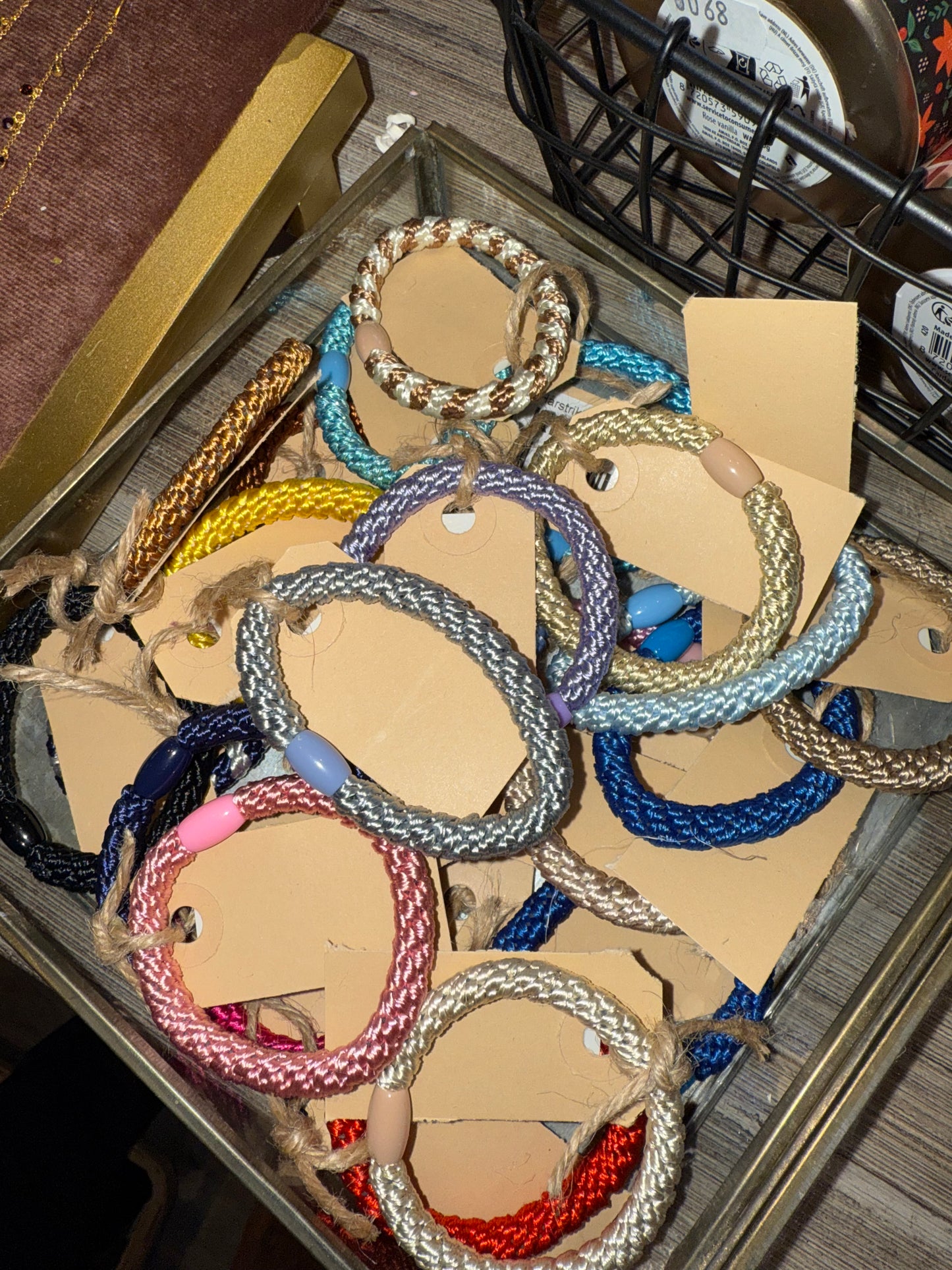 Hårstrikk Lux ass farge