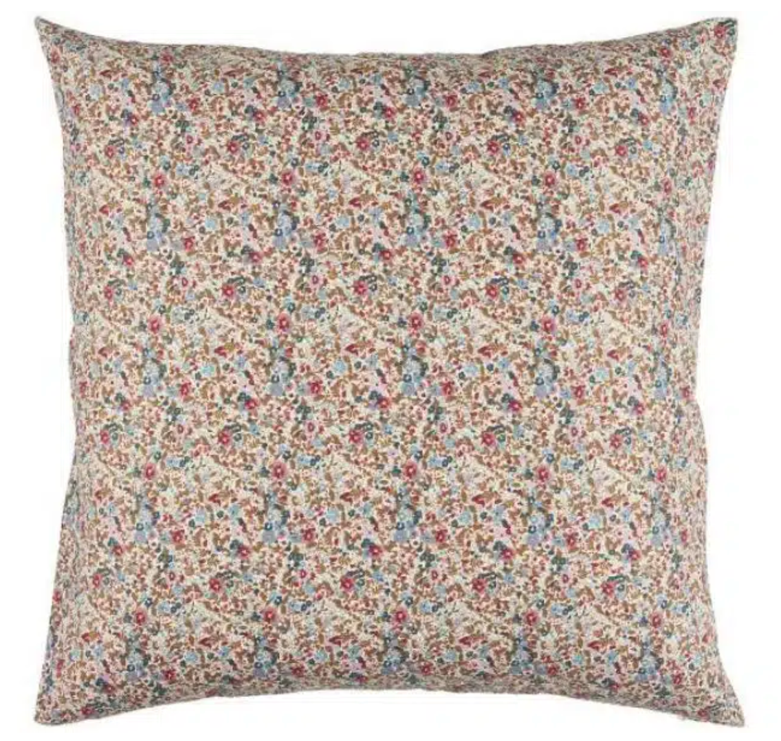 putetrekk 60x60 røde.lilla.blå og bruke blomster