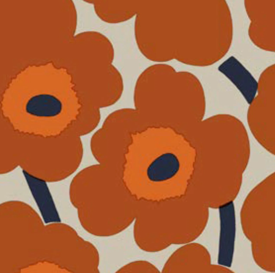 Marimekko Unikko Orange lunch