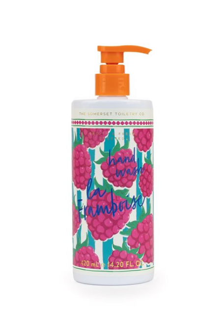 Somerset - fruity strips - håndsåpe 420ml - bringebær