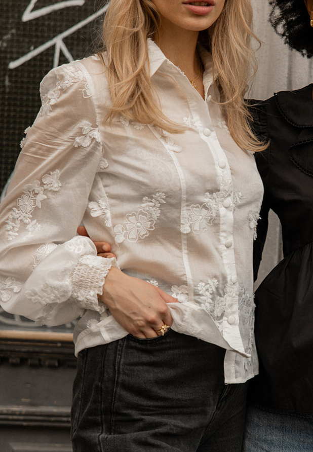 Kathinka bluse hvit S