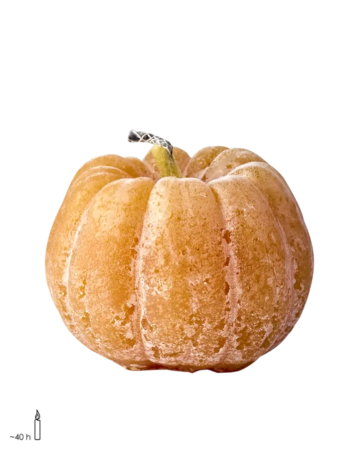 Gresskarlys 12.5x11cm gul