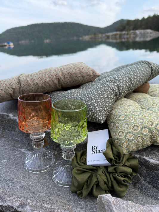 lysglass klar grønn m/stett