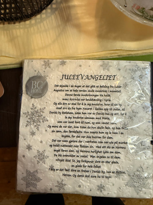 Servietter juleevangeliet