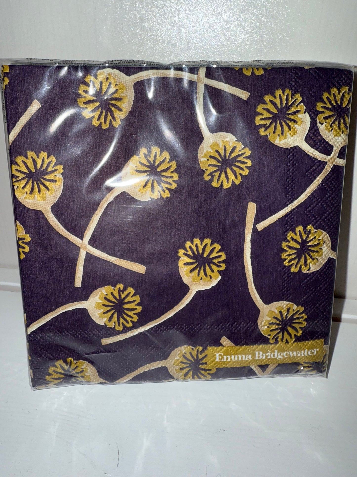 servietter kaffe. purple poppy seed