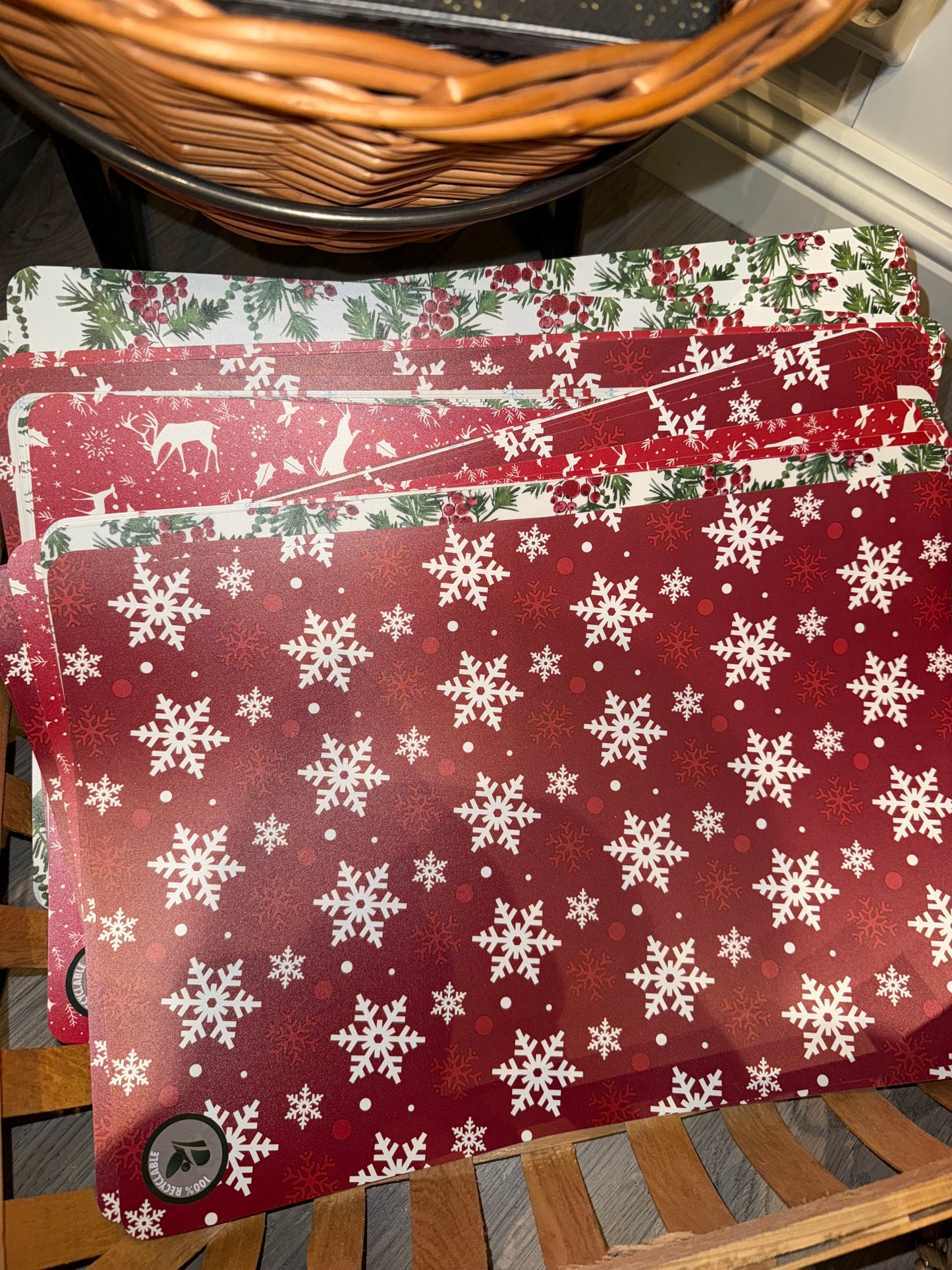 Dekkebrikke julemotiv 43.5x29cm 4ass