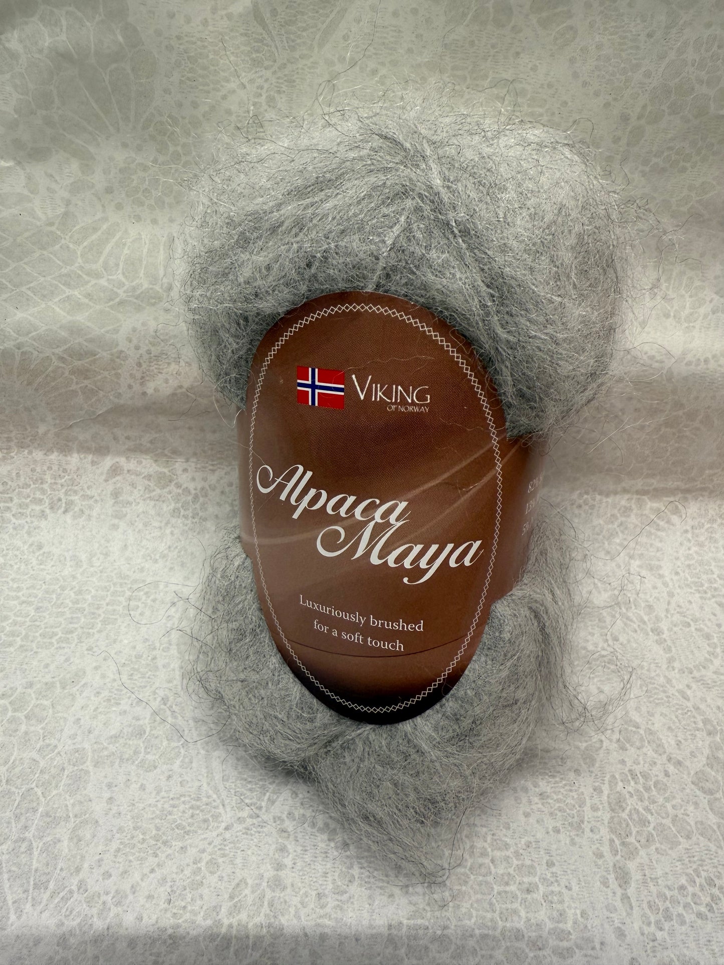 Alpaca Maya lys grå 713