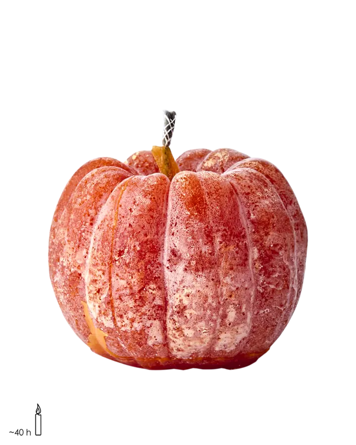 Gresskarlys 12.5x11cm Orange