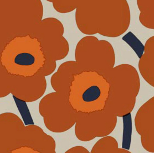 Marimekko Unikko Orange lunch