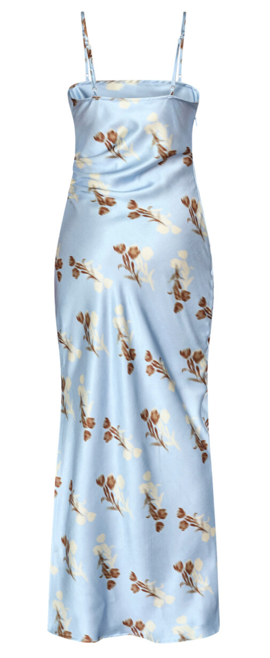 N.ERO- DR2 light blue flower kjole  (999kr)